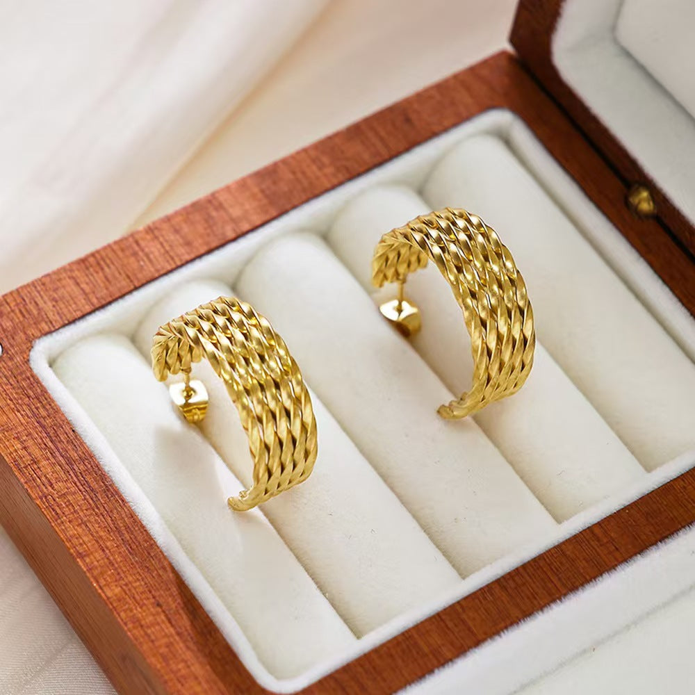 Four Lines Earring