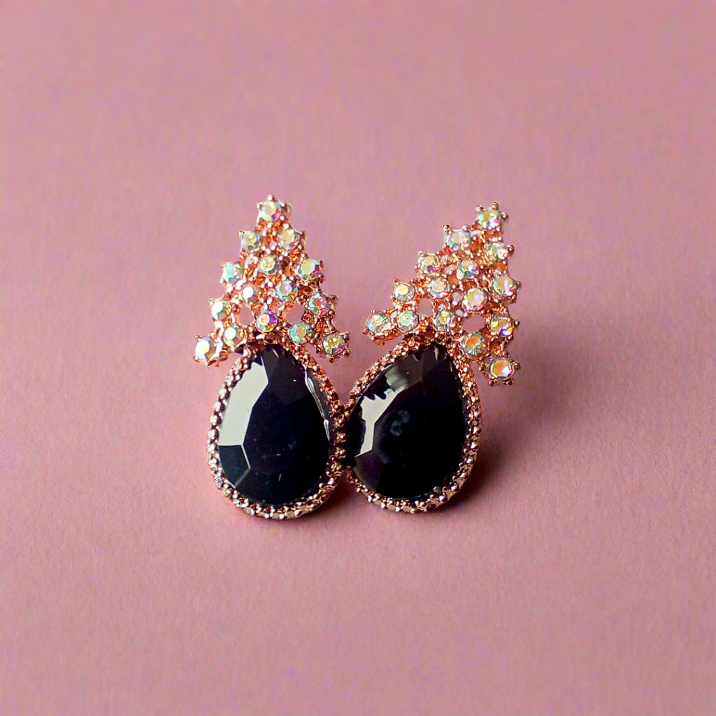 Gleaming Cone Earrings - Gold
