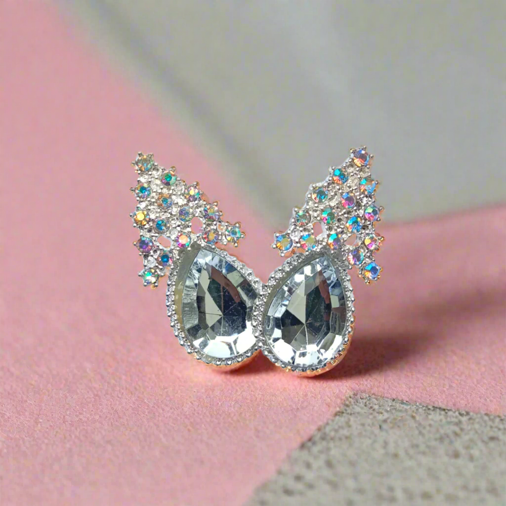 Gleaming Cone Earrings - Silver