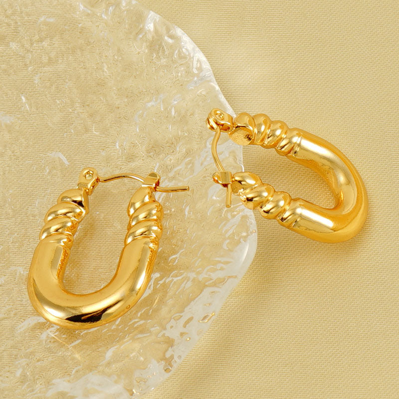 Sunny Swirl Hoops