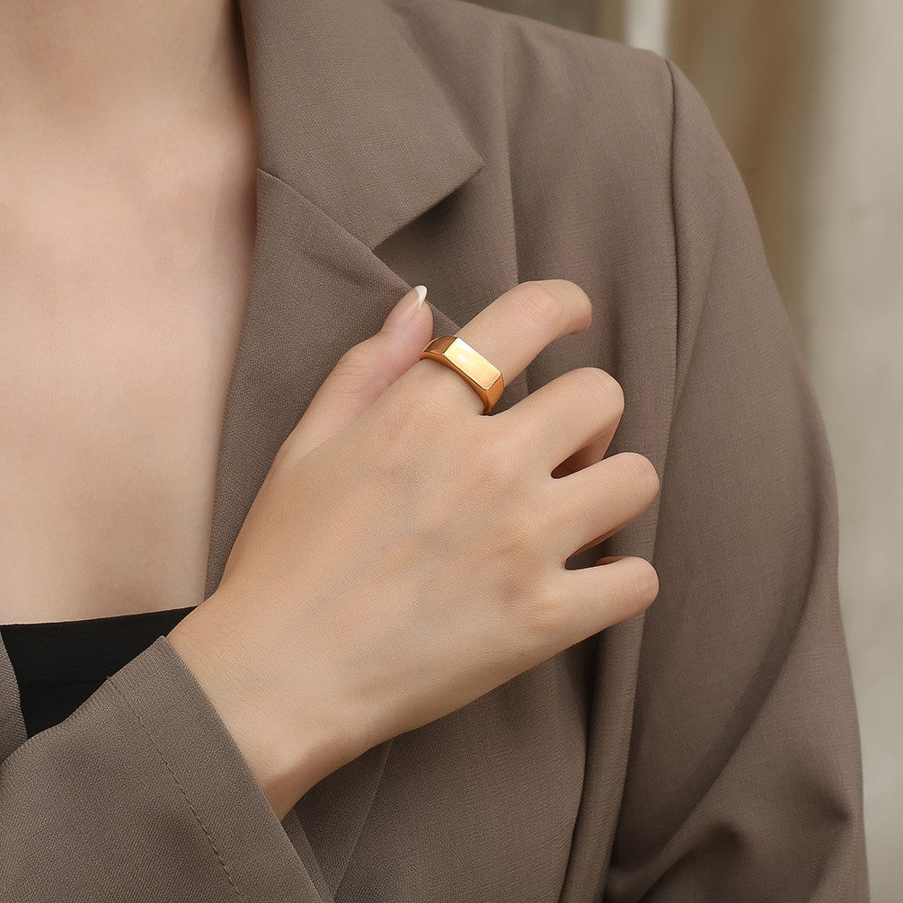 Signet Bar Ring