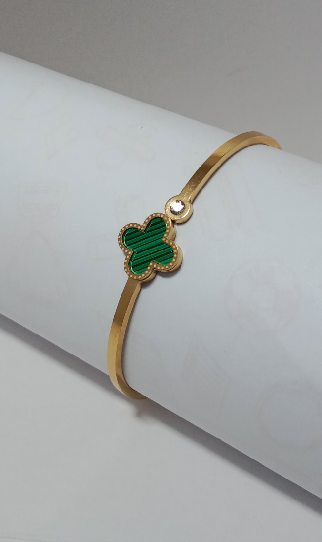 Emerald Grace Bangle