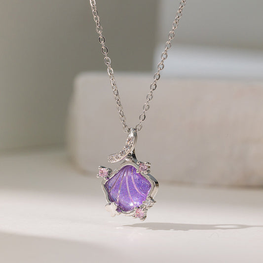 Purple Ocean Necklace